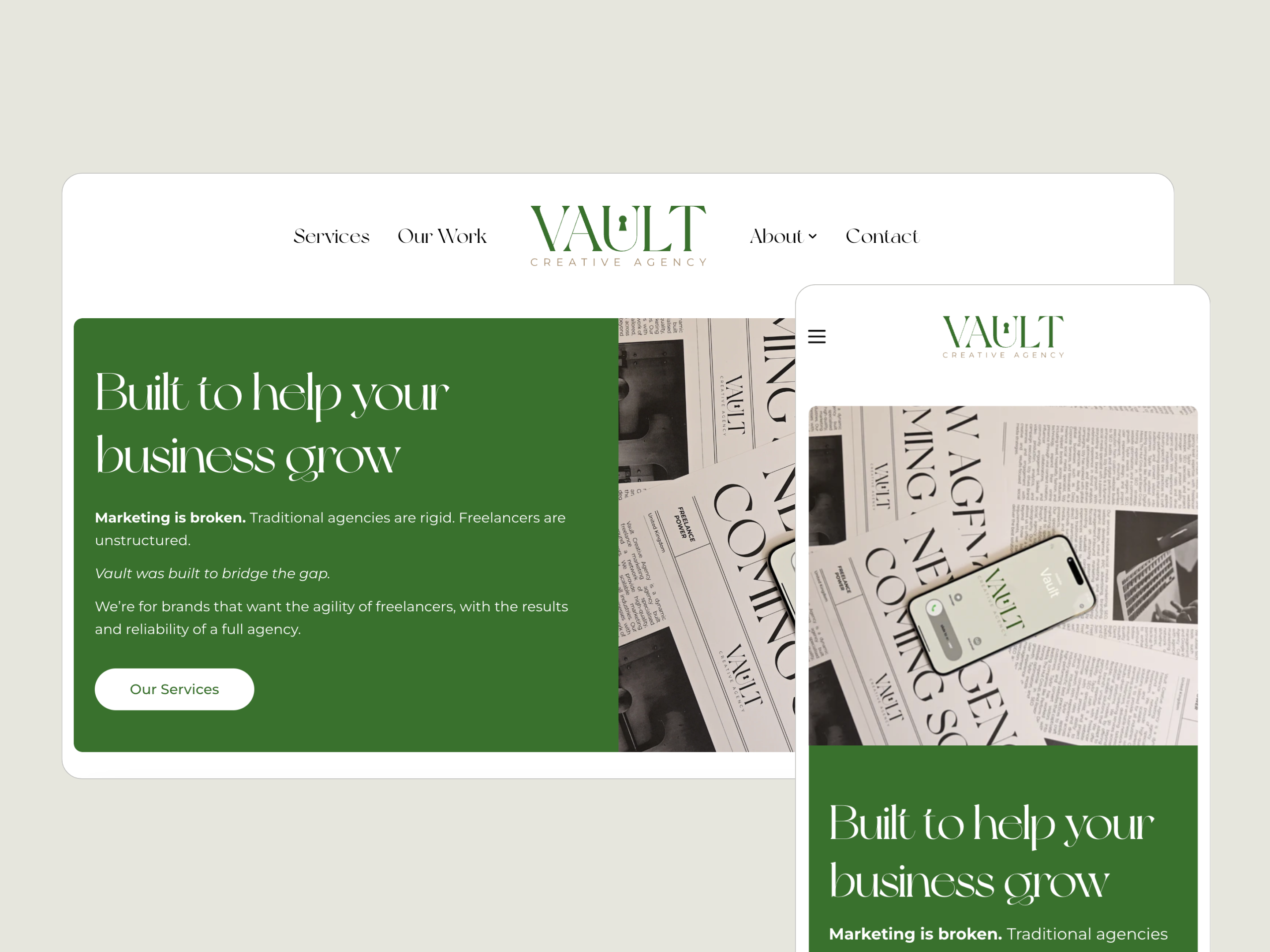 Website conversion rate optimisation - Vault Creative Agency Marketing Services