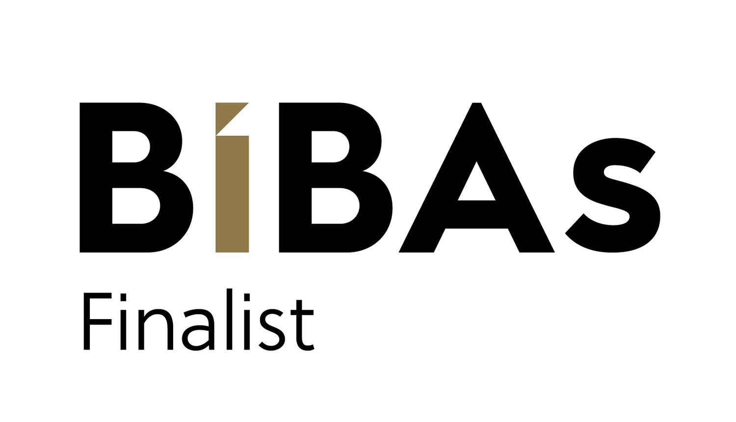 BIBAS Finalist logo on a white background