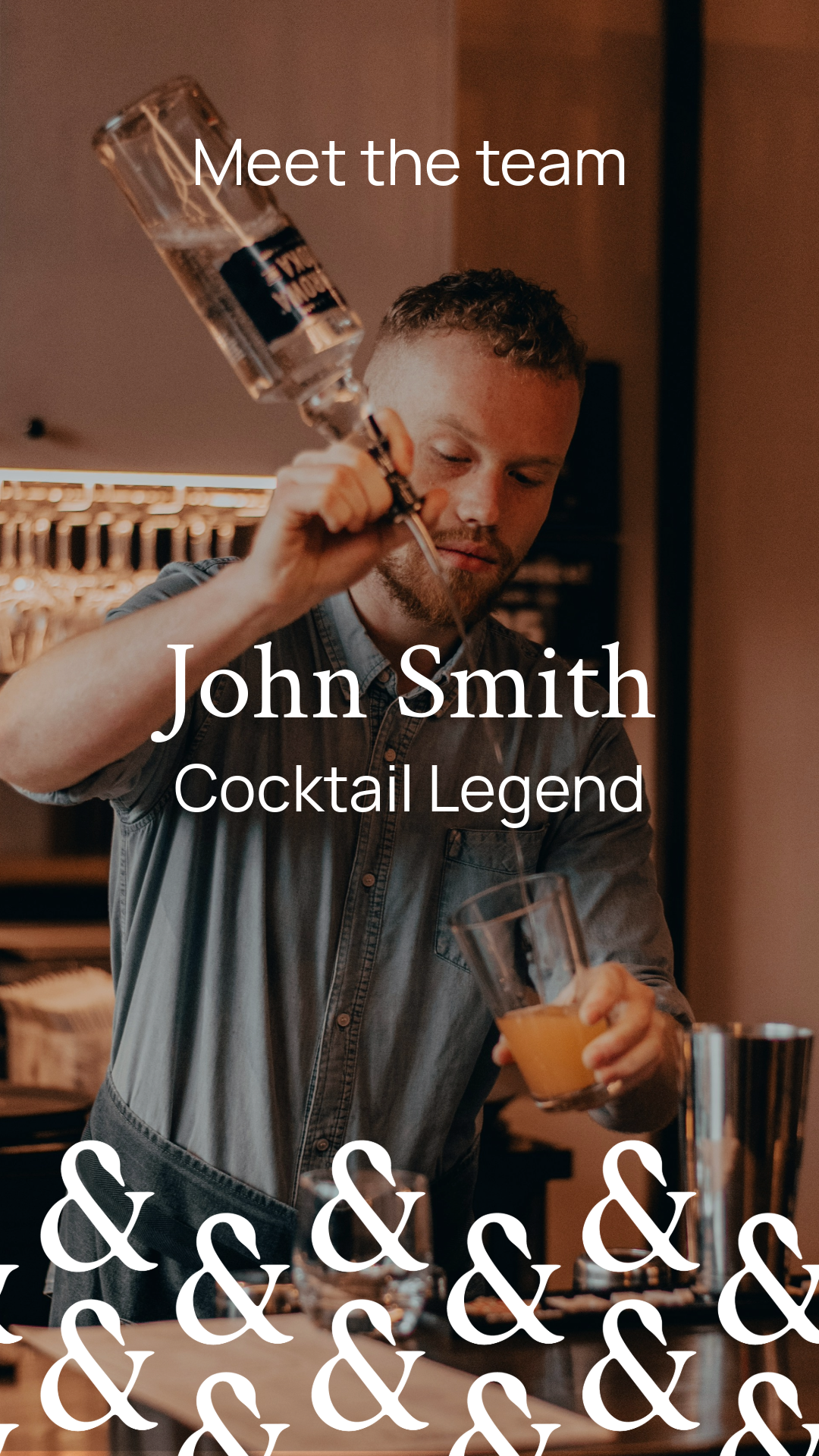 Social story template for hospitality client